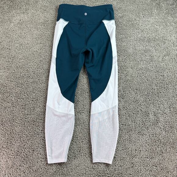 Avia Leggings Womes Small Blue White Pullon Ankle Crop Yoga Ladies 24x24 - Picture 12 of 14